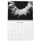 花のクローズアップシリーズ カレンダー (2月 2027)