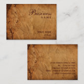 花のグランジな名刺 名刺 (正面/裏面)