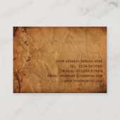 花のグランジな名刺 名刺 (裏面)