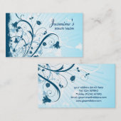 花のグランジな名刺 名刺 (正面/裏面)