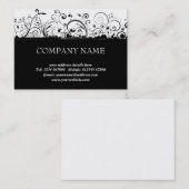 花のグランジな名刺 名刺 (正面/裏面)