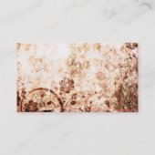 花のグランジな名刺 名刺 (裏面)