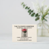 花のグリッパー 名刺 (スタンド正面)