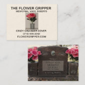 花のグリッパー 名刺 (正面/裏面)