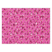 花のケシのピンクパターン テーブルクロス (正面(横))