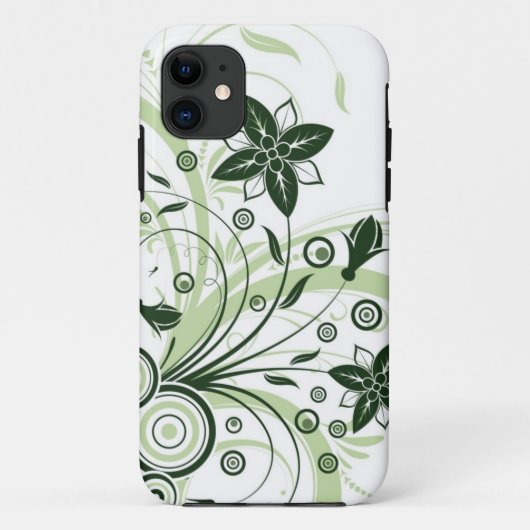 花のケース Case-Mate iPhoneケース (裏面)