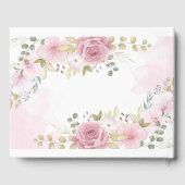 花のゲストブック ゲストブック (裏面)