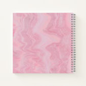 花のゲストブック ノートブック - エレガントな花の装飾D (裏面)