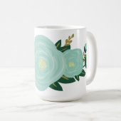 花のコーヒー・マグ コーヒーマグカップ (正面右)