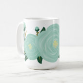 花のコーヒー・マグ コーヒーマグカップ (正面左)