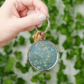 花のゴッホの枝アーモンドの花の自然 キーホルダー (手)