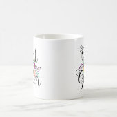 花のゴールのゲッターのマグ コーヒーマグカップ (中央)