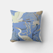 花のサギ クッション (正面)