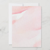 花のサプライズパーティー招待状 招待状 (裏面)