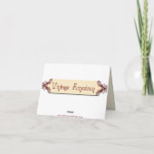 花のサンキューカードの庭 サンキューカード (裏面)