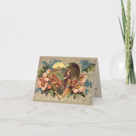 花のサンキューカードの庭 サンキューカード (正面)