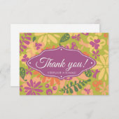 花のサンキューカード サンキューカード (正面/裏面)
