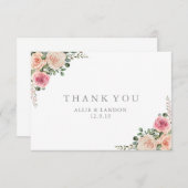 花のサンキューカード サンキューカード (正面/裏面)