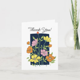 花のサンキューカード サンキューカード