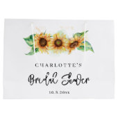 花のサンキライ・ウォーターカラーブライダルシャワー ラージペーパーバッグ (裏面)