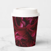 花のシンプル紙カップ 紙コップ (左)