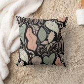 花のシームレスな抽象パターン クッション (ブランケット)