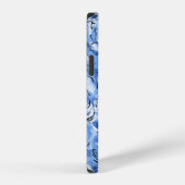 花のシームレスパターン iPhoneケース (右側面)