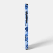 花のシームレスパターン iPhoneケース (左側面)