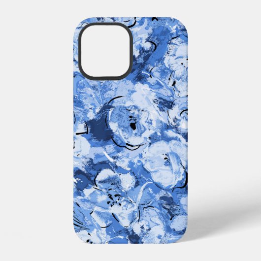 花のシームレスパターン iPhoneケース (裏面)