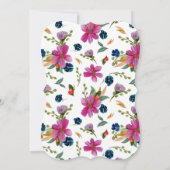 花のジュエックス シグネチャー 招待状 (裏面)