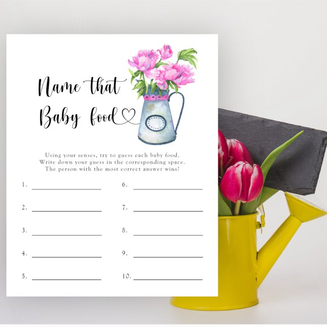 花のジュグ – 名前は、ベビー食品ゲーム (クリエイターアップロード済み)