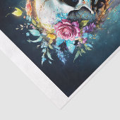 花のスカルゴシック様式のキング 薄葉紙 (詳細)