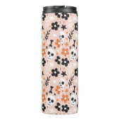 花のスカル模様 タンブラー (裏面)