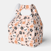 花のスカル模様 フェイバーボックス (裏面サイド)