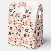 花のスカル模様 フェイバーボックス (オープン)