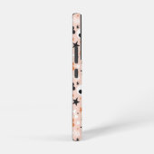 花のスカル模様 SAMSUNG GALAXYケース (右側面)