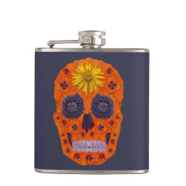 花のスカル1 フラスク