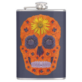 花のスカル1 フラスク