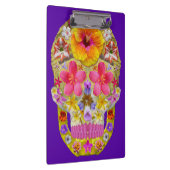 花のスカル4 – トロピカル クリップボード (右)