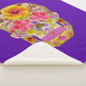 花のスカル4 – トロピカル シェルパブランケット (3/4)