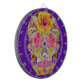 花のスカル4 – トロピカル ダーツボード (正面左)