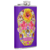 花のスカル4 – トロピカル フラスク (右)