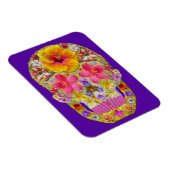 花のスカル4 – トロピカル マグネット (右側)