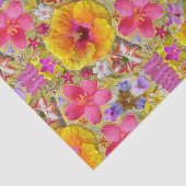 花のスカル4 – トロピカル 薄葉紙 (詳細)