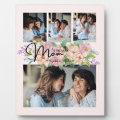 花のスクリプト愛ママ4 Photo Collage フォトプラーク (正面)