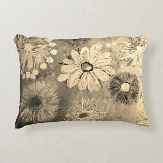 花のスタイル アクセントクッション (正面)