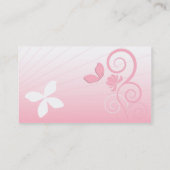 花のスタイル 名刺 (裏面)