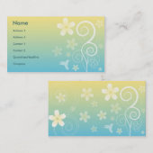 花のスタイル 名刺 (正面/裏面)