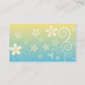 花のスタイル 名刺 (裏面)