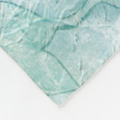 花のスプレーII フリースブランケット (角)